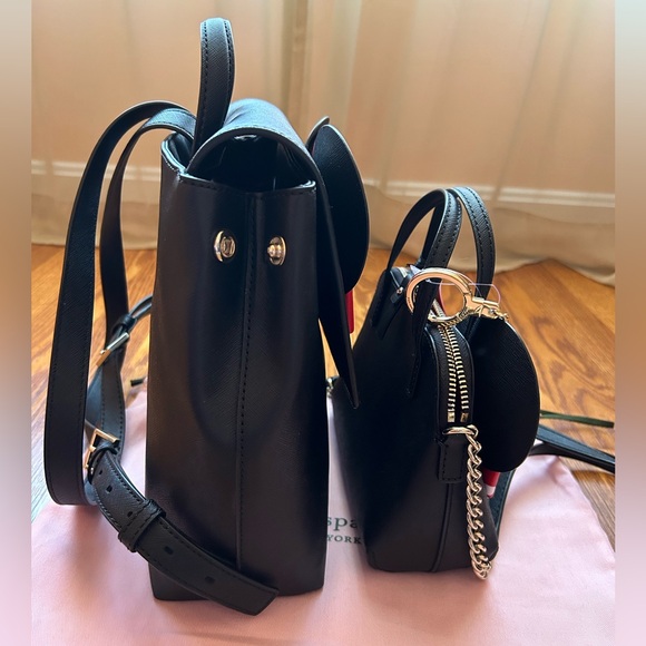 Set of 2 bags, Kate Spade Minnie Mouse Neema Backpack + Crossbody/Shoulder Bag - Picture 14 of 17